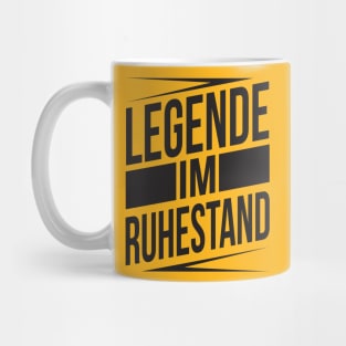 Legende im ruhestand (black) Mug